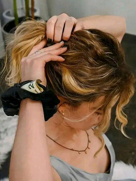 Accessories - Pocket Scrunchie - Hidden Pocket Zipper Scrunchie | Hair Tie/Wrist Wallet